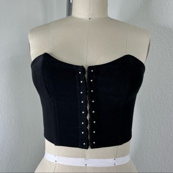 h:ours Tops - H:ours REVOLVE Studded Hook Eye Bustier
